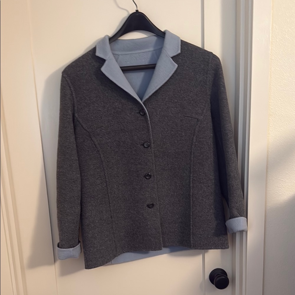 Pendleton Reversible Blue/Gray Women's Jacket - image 1